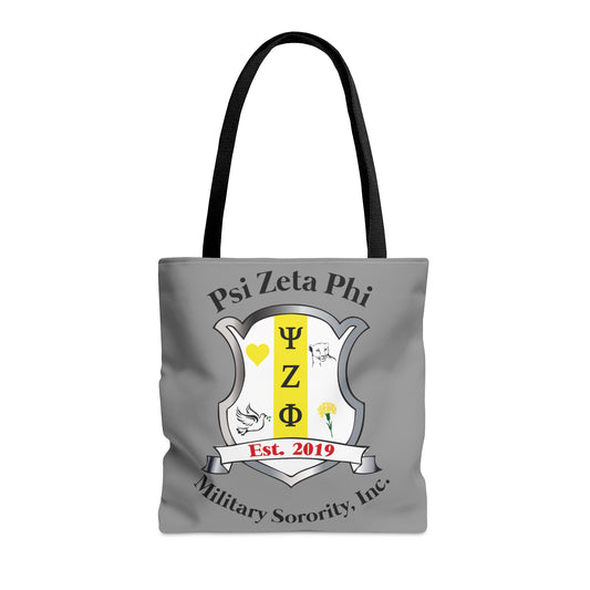 Psi Zeta Phi Tote Bag (Grey)