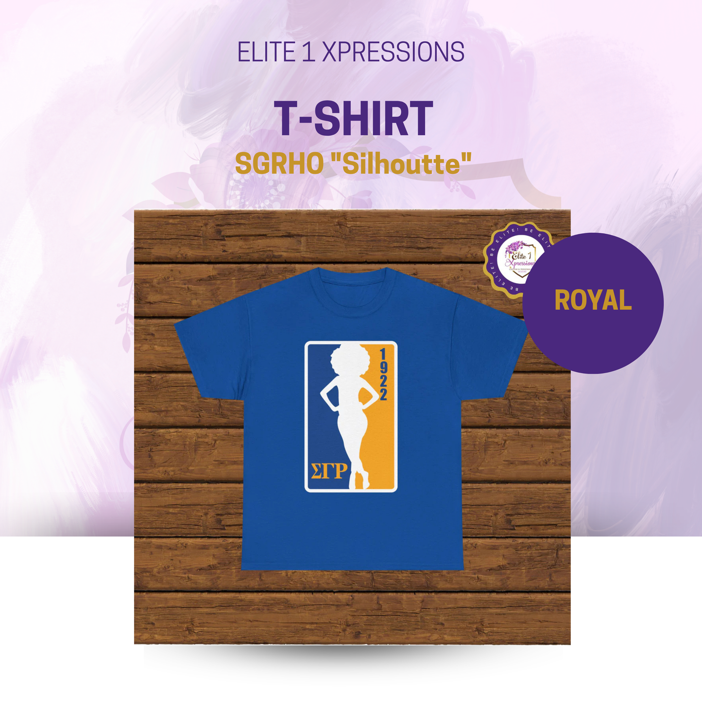 SGRHO "Silhoutte" T-Shirt (Black & Blue)