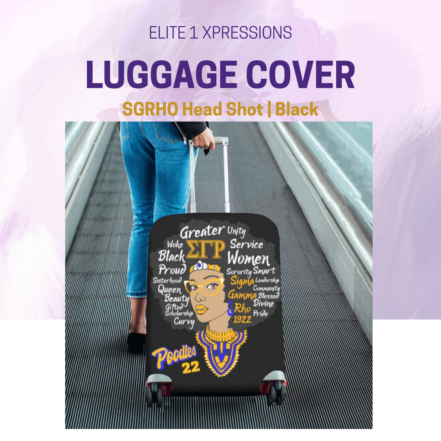 SGRHO Head Shot Luggage Cover