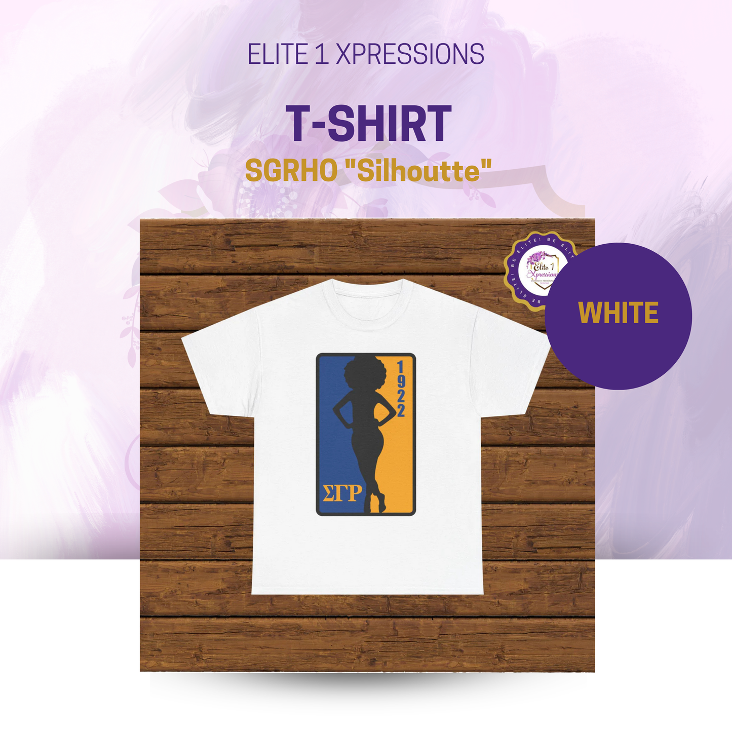 SGRHO "Silhoutte" T-Shirt (Black & Blue)