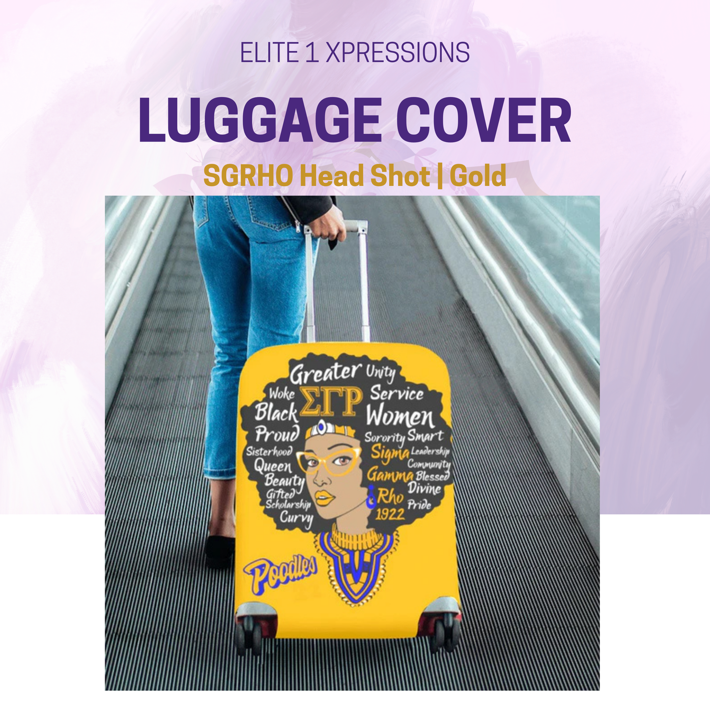 SGRHO Head Shot Luggage Cover