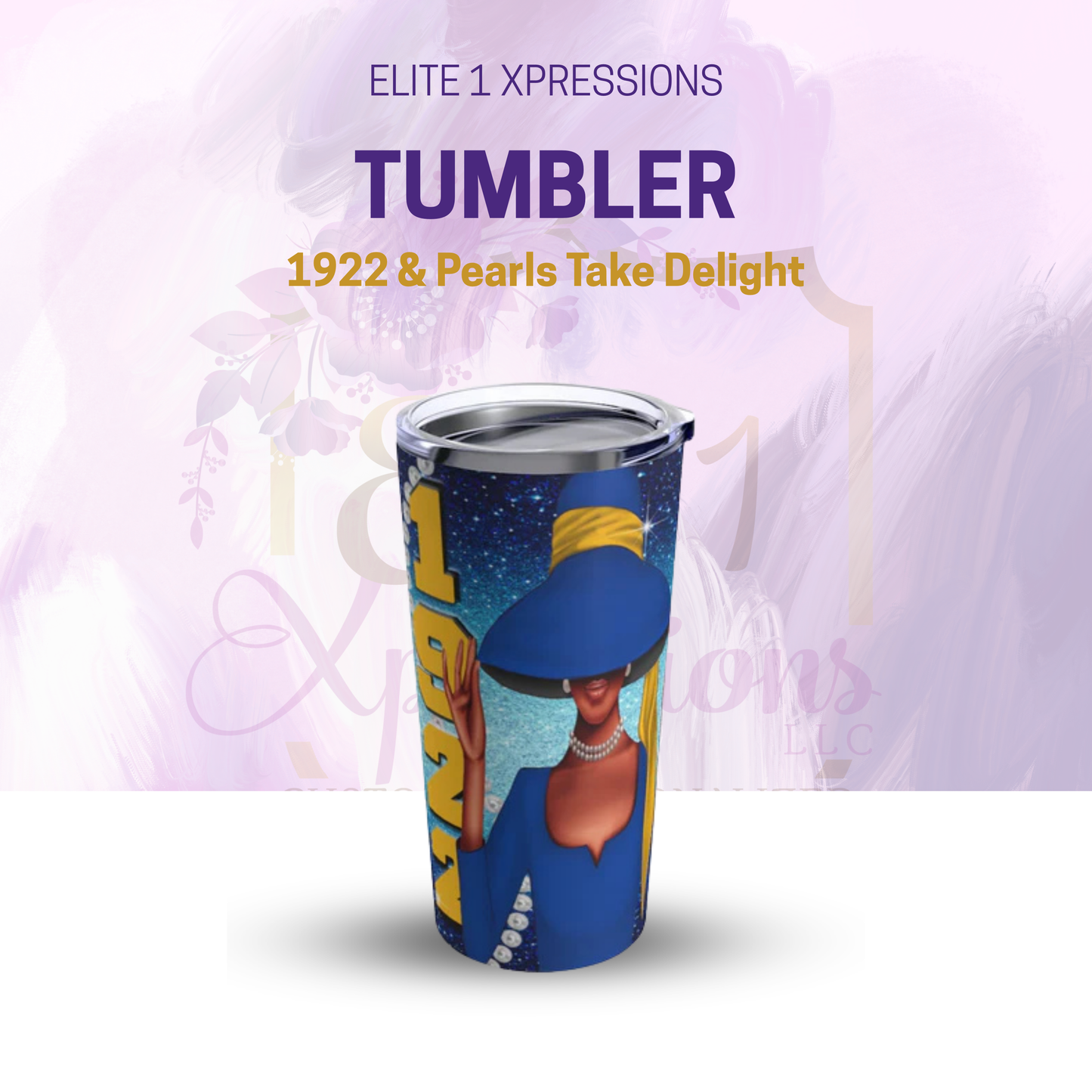 1922 & Pearls Take Delight Tumbler 20oz