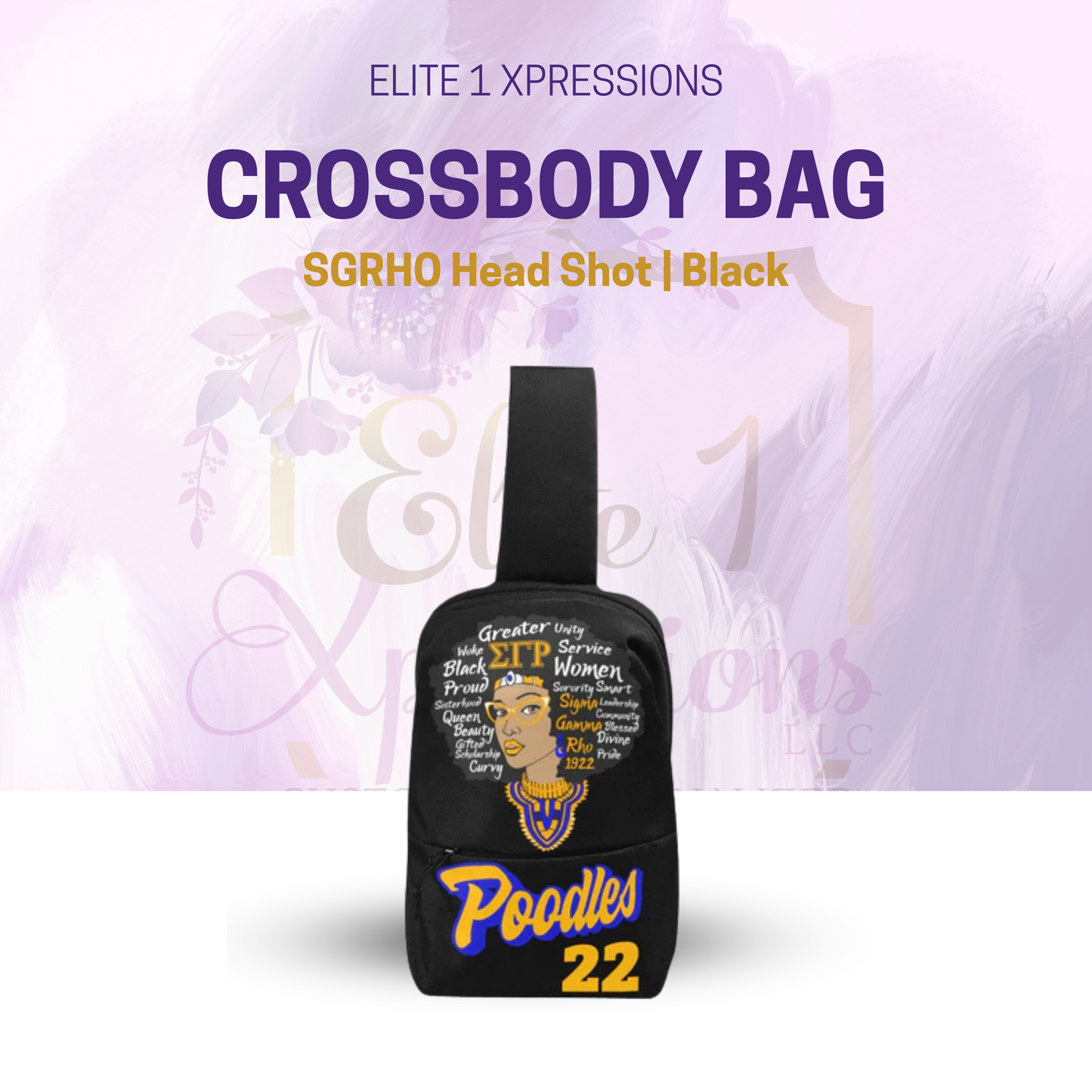 SGRHO Head Shot Crossbody Bag