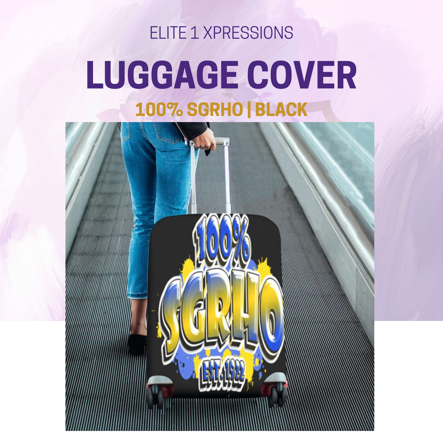 100% SGRHO Luggage Cover
