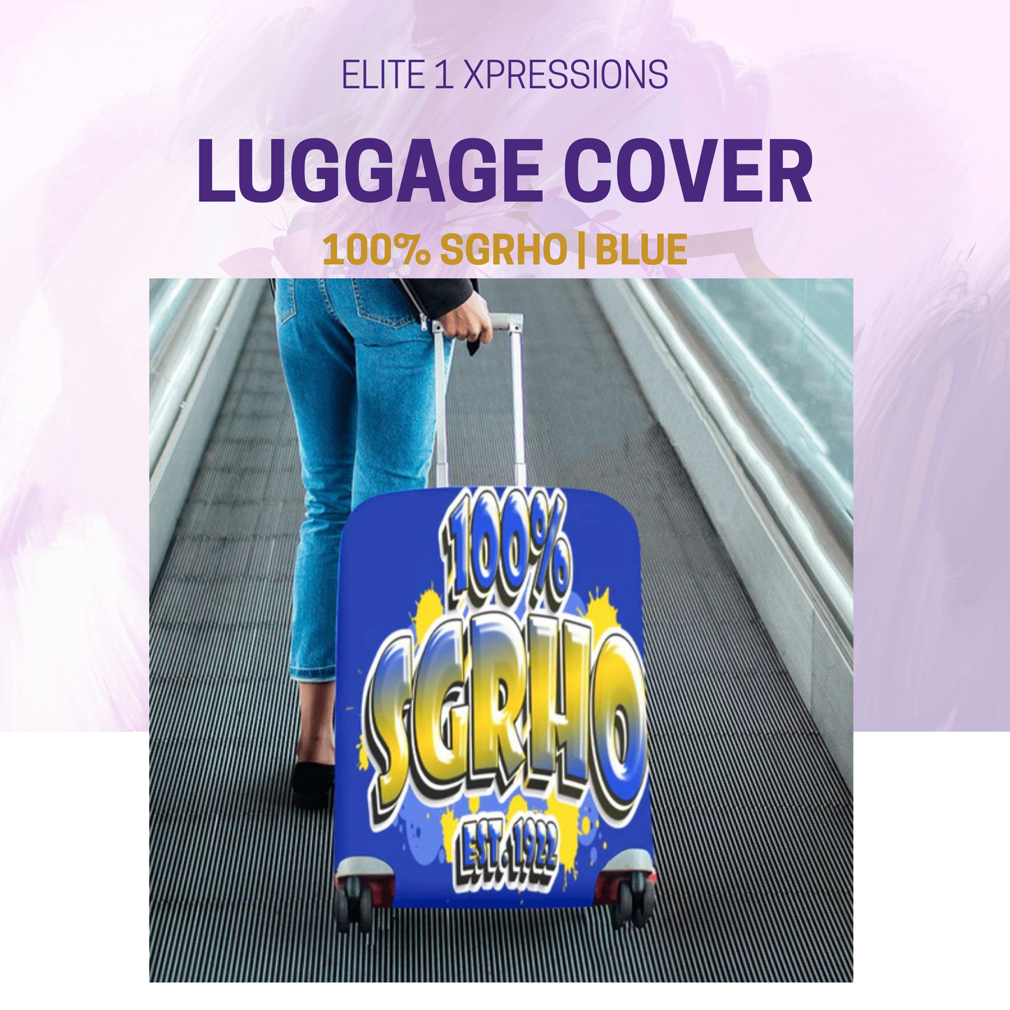 100% SGRHO Luggage Cover