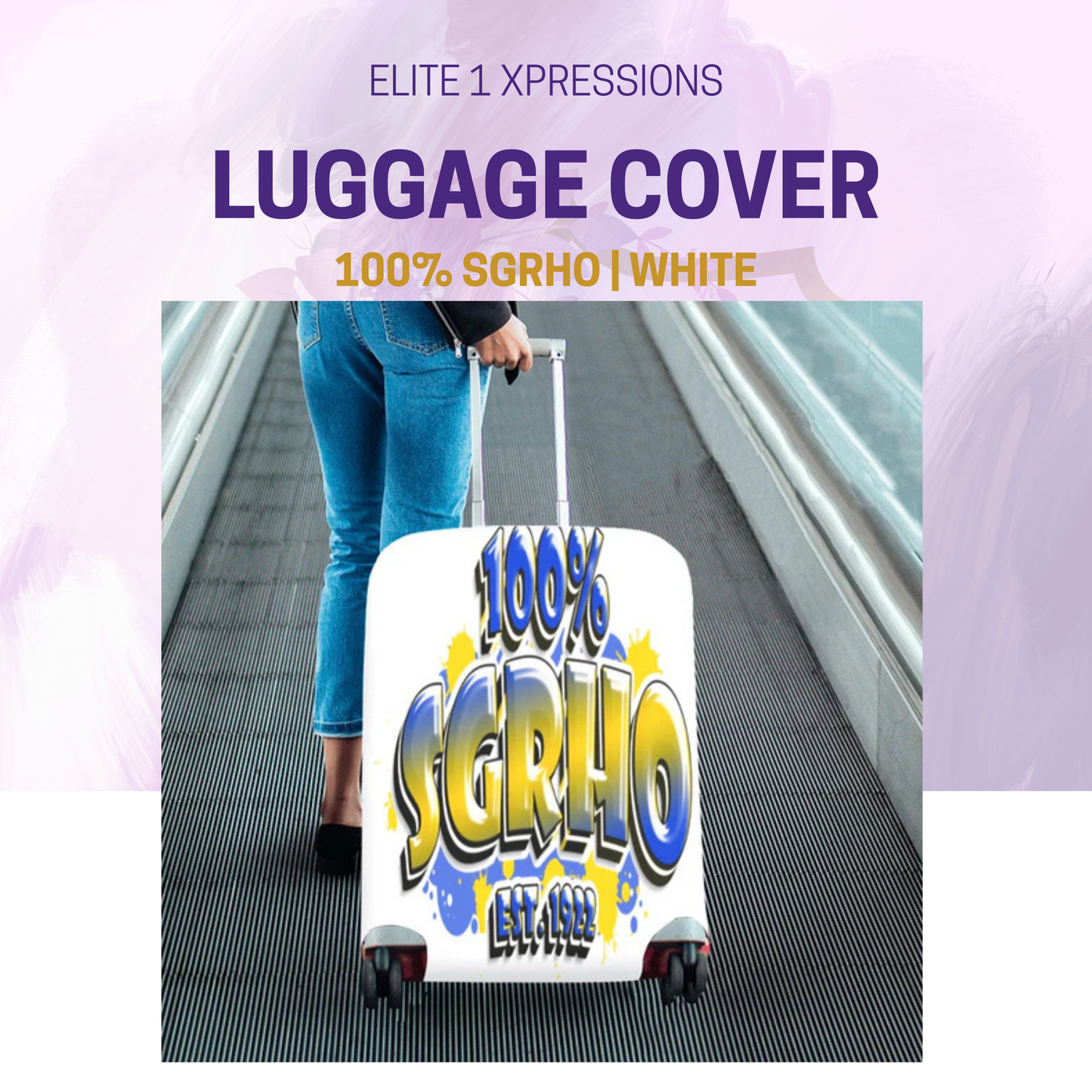 100% SGRHO Luggage Cover