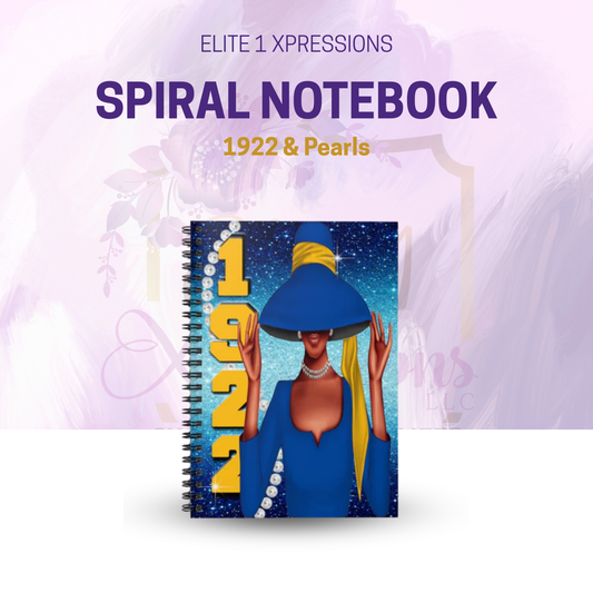 1922 & Pearls Spiral Notebook