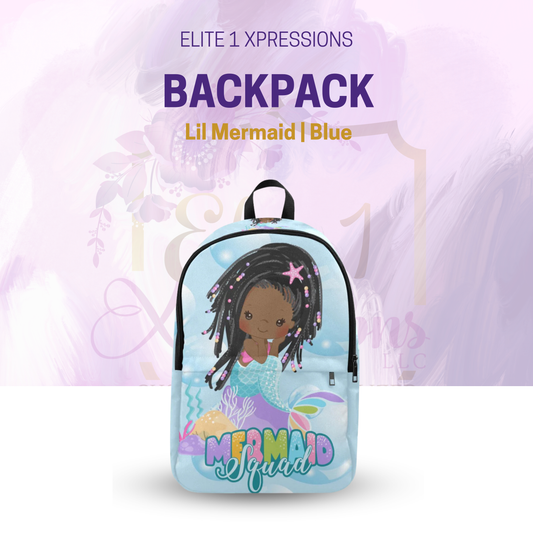 Lil Mermaid (Blue) Backpack