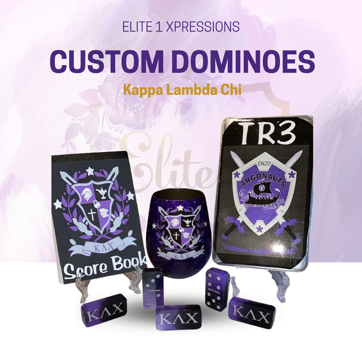 Custom Dominoes - Kappa Lambda Chi