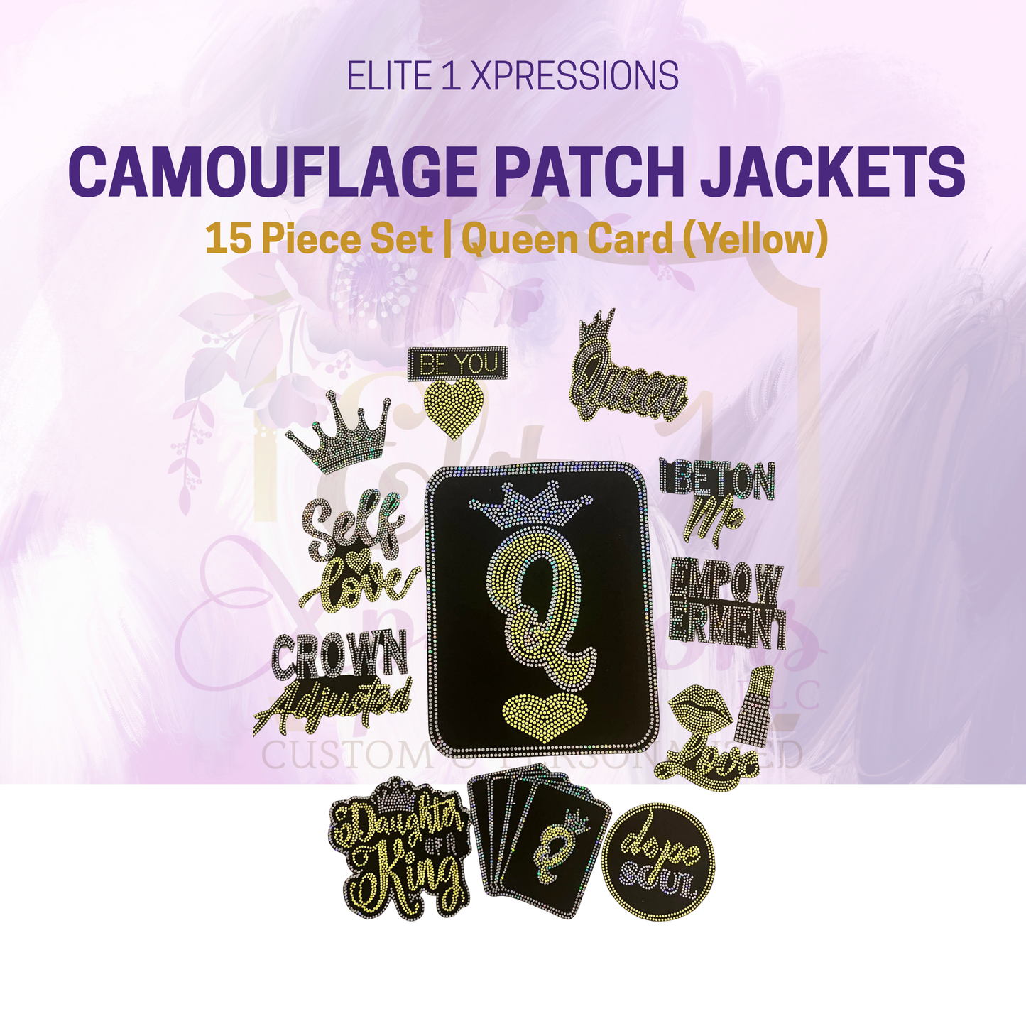 Camouflage Patched Jacket ~ 15 Piece Set