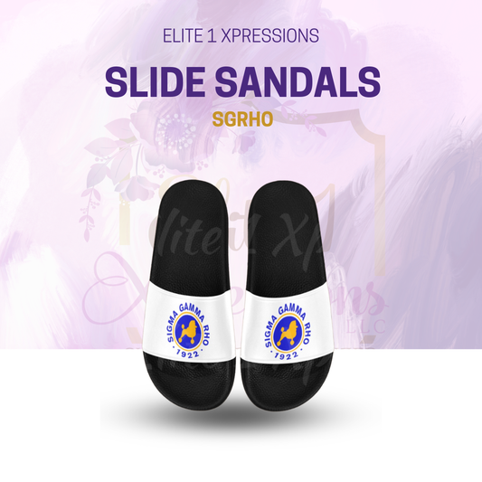 Slide Sandals ~ Sigma Gamma Rho (SGRHO)