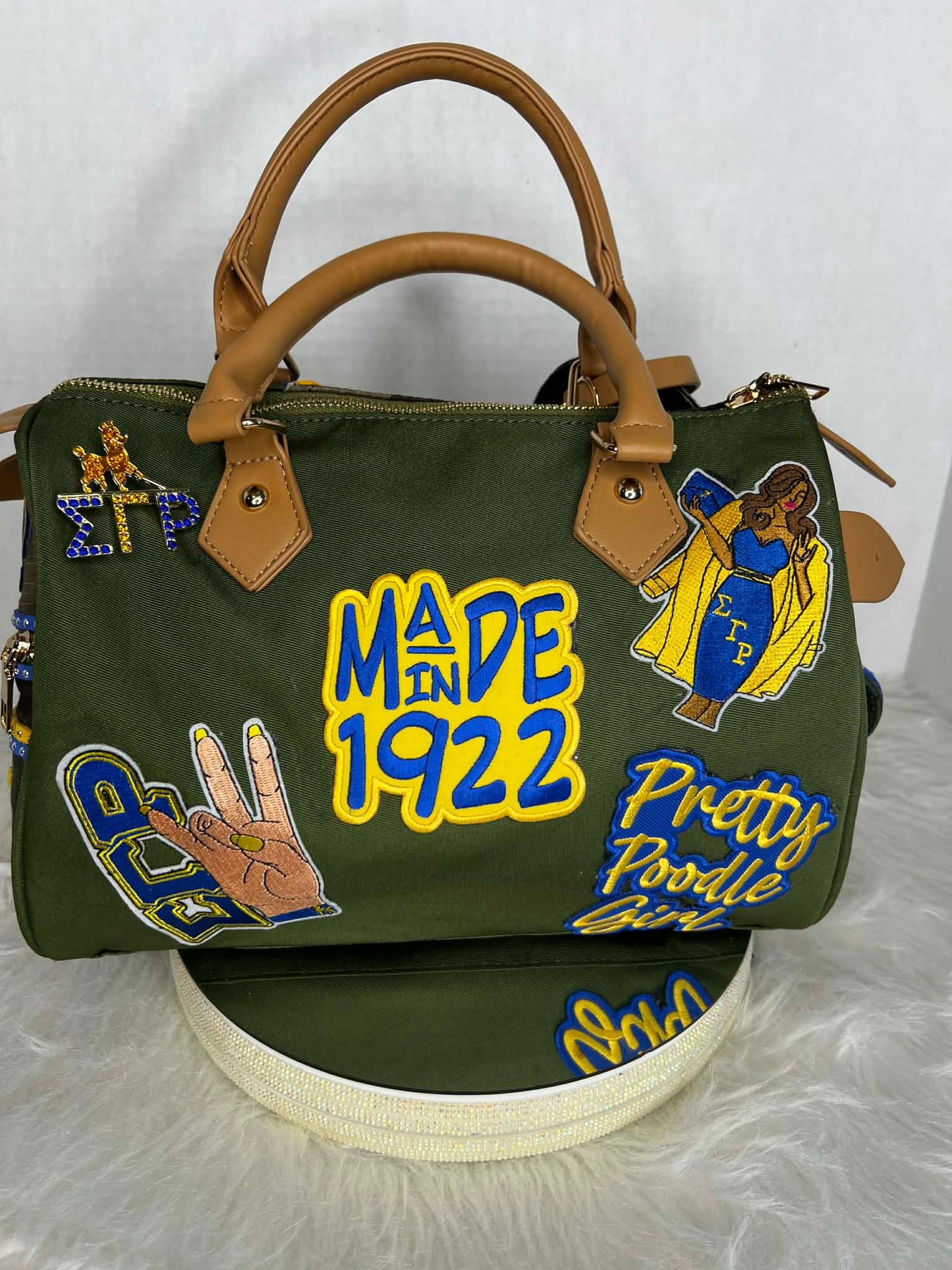 SGRHO Camouflage Junk Satchel HandBag (Small)