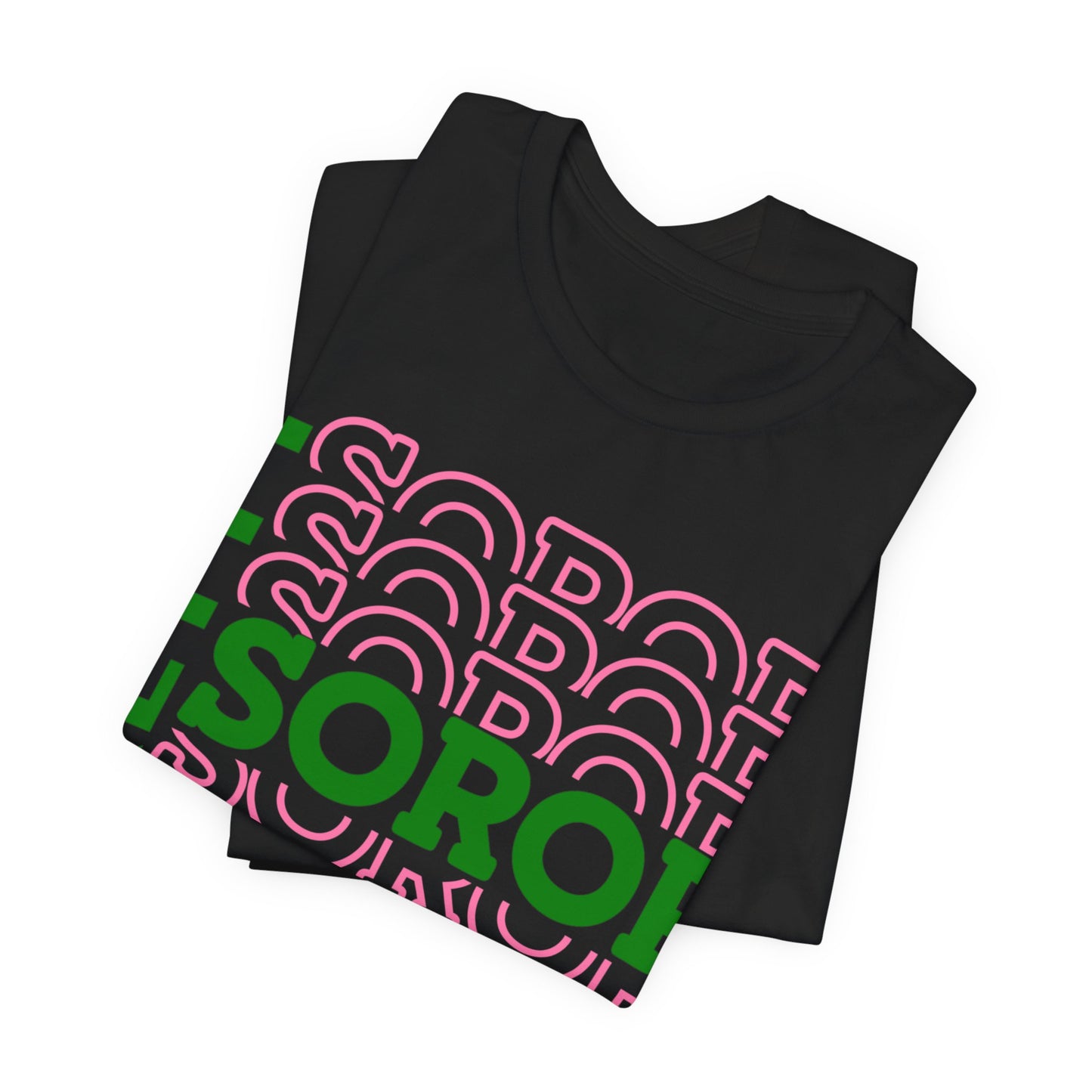 Soror Stacked "Pretty"~ Unisex Jersey Short Sleeve Tee