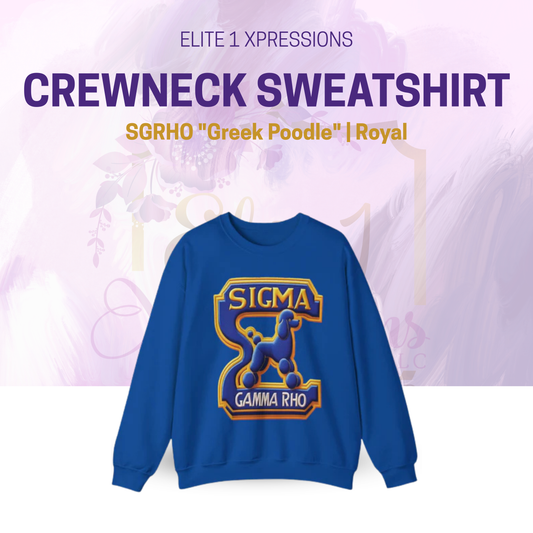 SGRHO "Greek Poodle" Crewneck Sweatshirt
