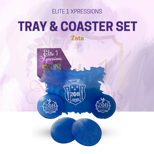 Tray & Coaster Set ~ Zeta