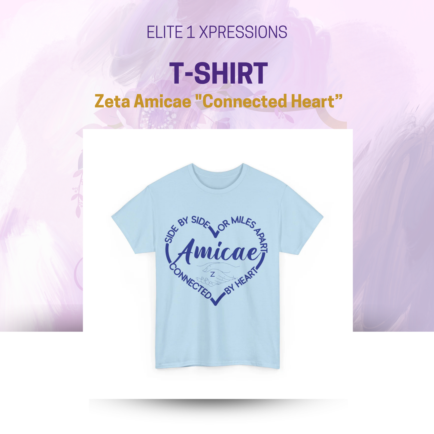 Zeta Amicae "Connected Heart" T-Shirt