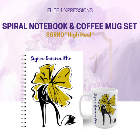 SGRHO "High Heel" Spiral Notebook & Coffee Mug Set