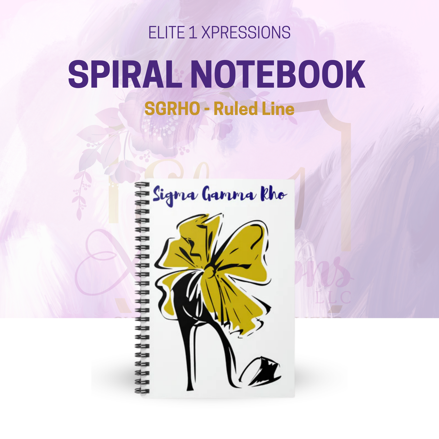 SGRHO Spiral Notebook - Ruled Line