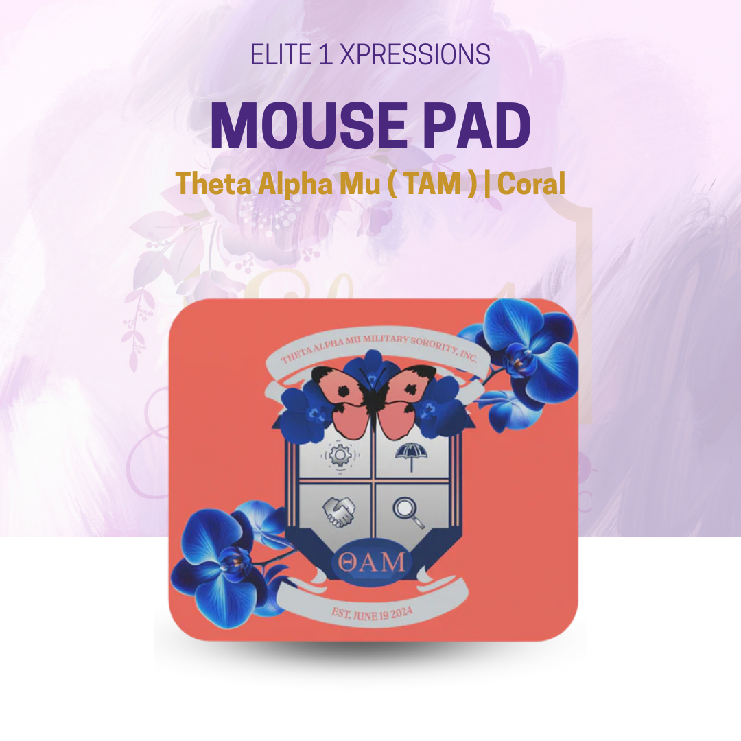 Theta Alpha Mu Mouse Pad (Coral)