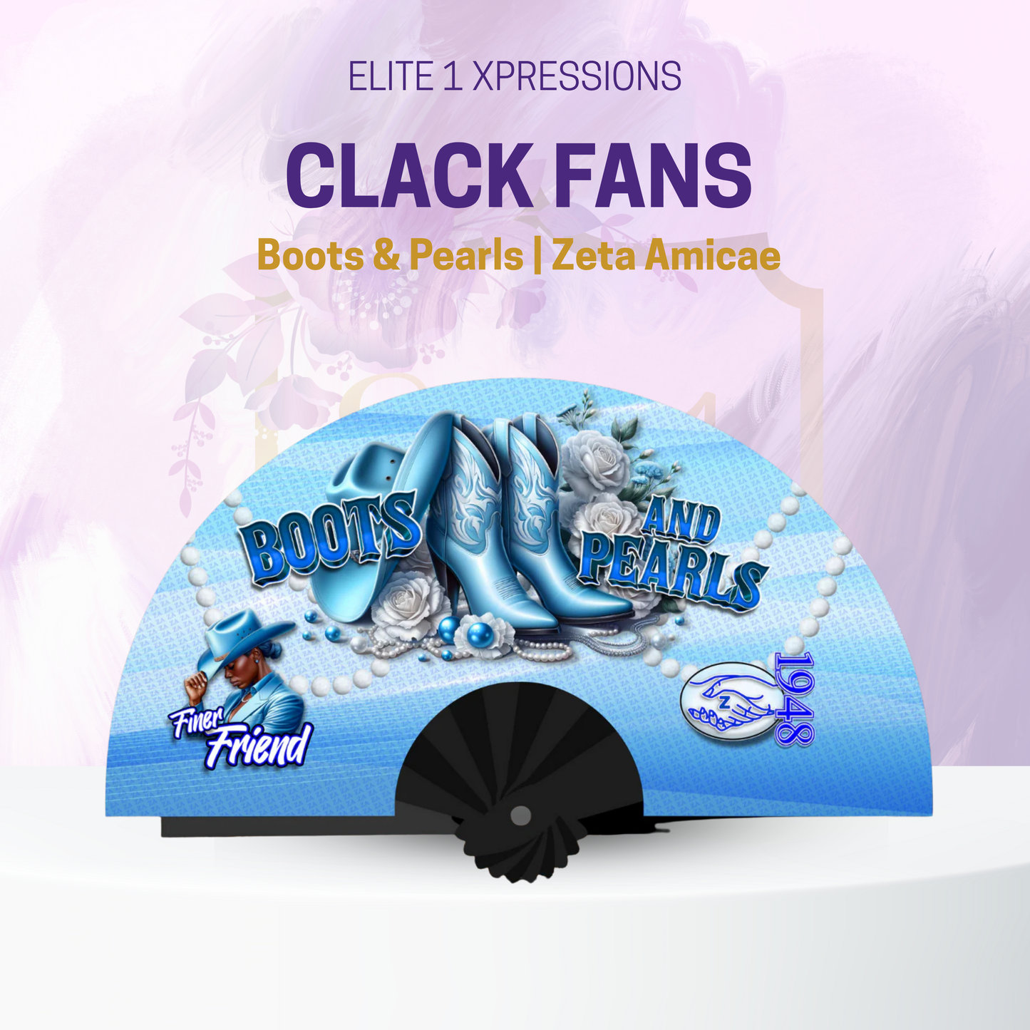 Boots & Pearls Clack Fan