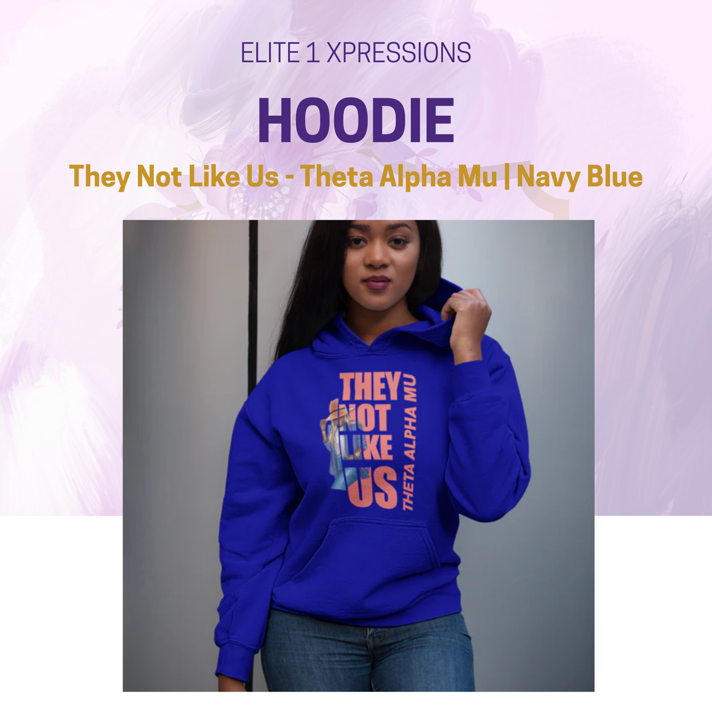 They Not Like Us Hoodie ~ Theta Alpha Mu