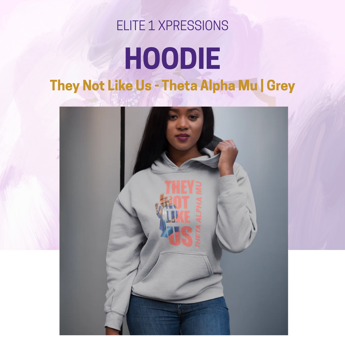They Not Like Us Hoodie ~ Theta Alpha Mu