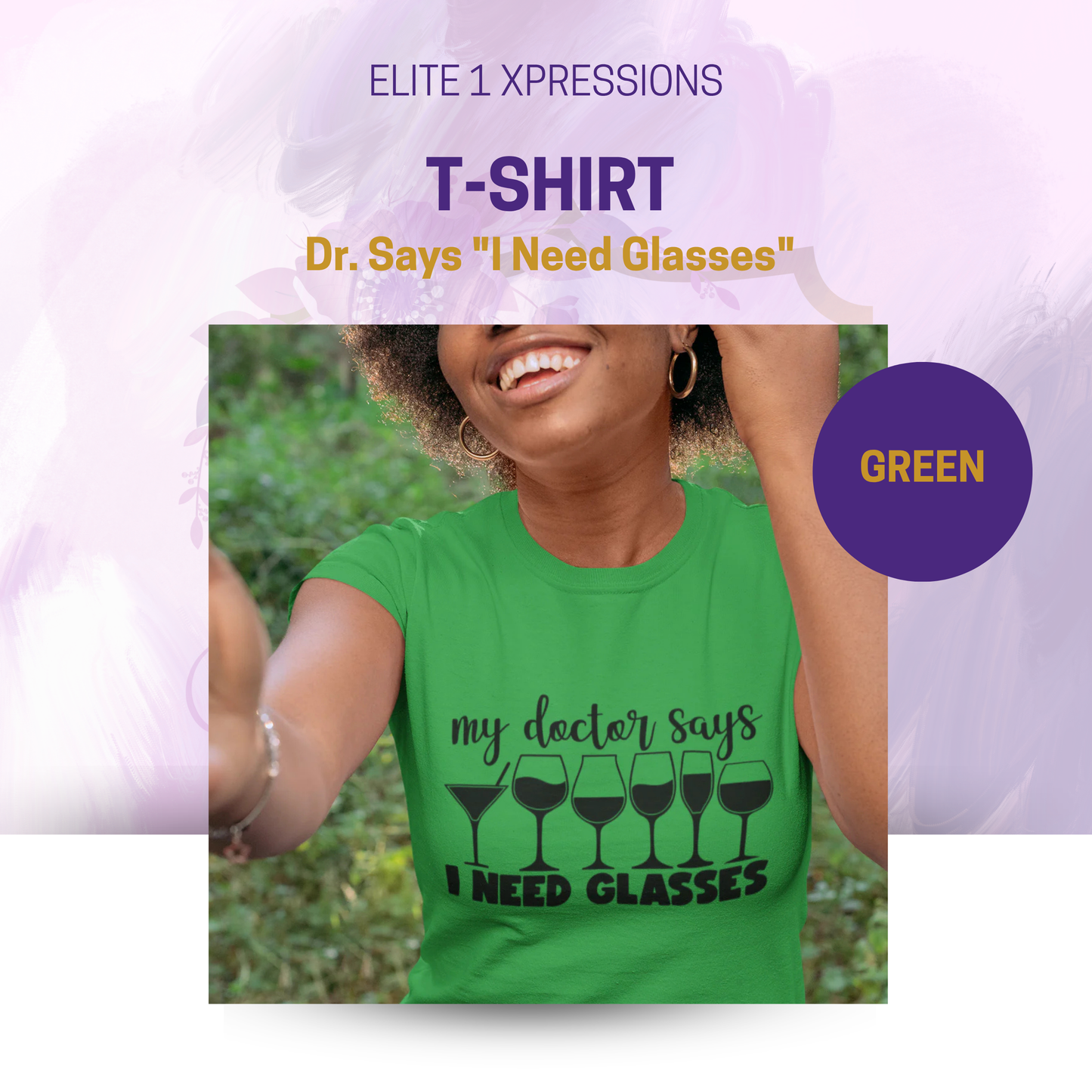 Dr. Says "I Need Glasses"