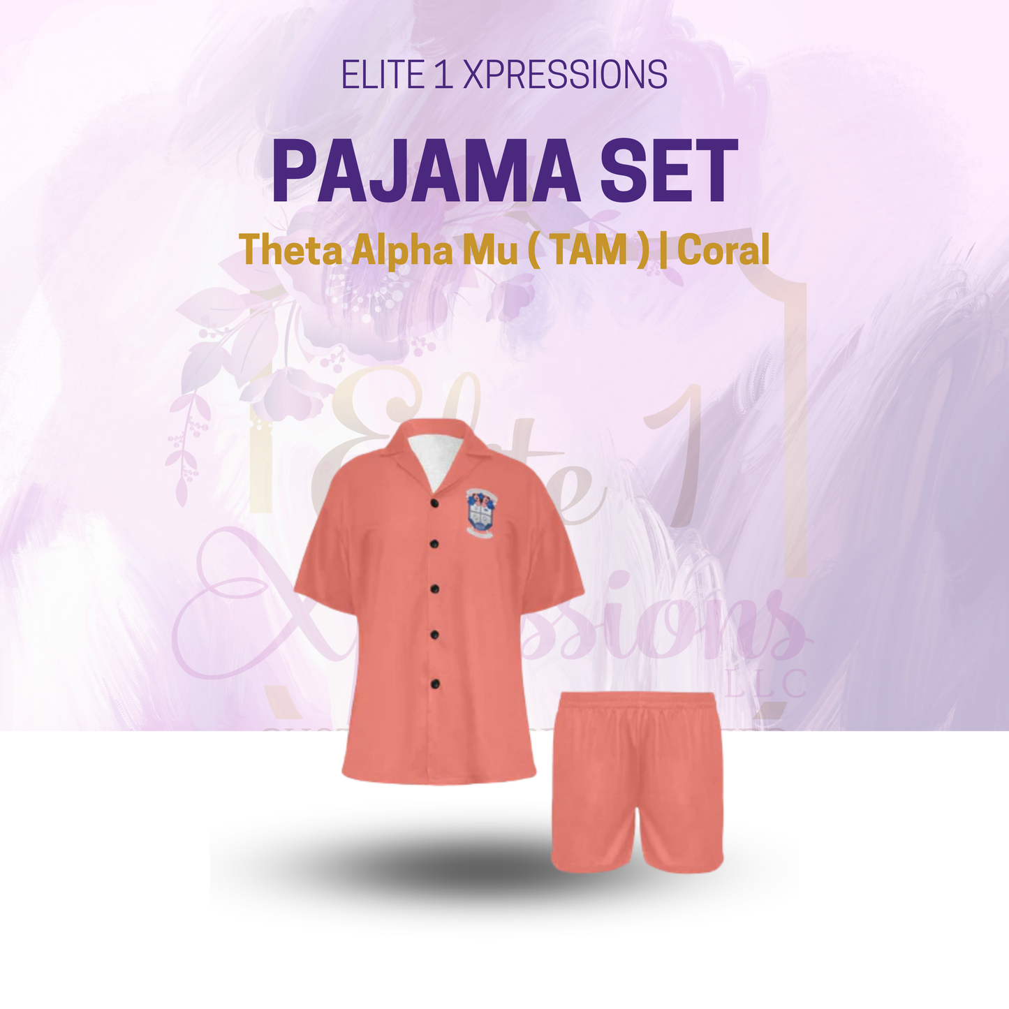 Pajama Set ~ Theta Alpha Mu (TAM)