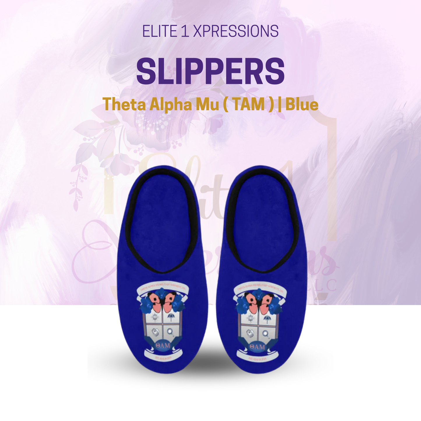 Theta Alpha Mu Slippers