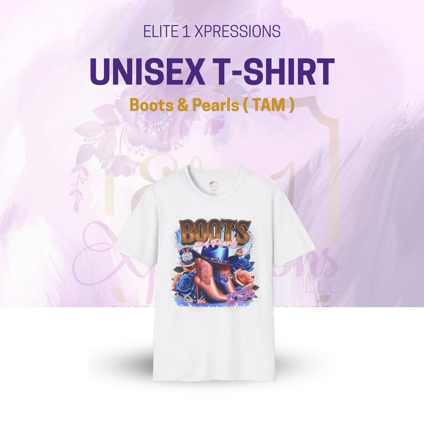 Boots & Pearls Unisex Tshirt ~ TAM