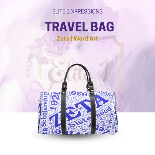 Zeta "Word Art" Travel Bag