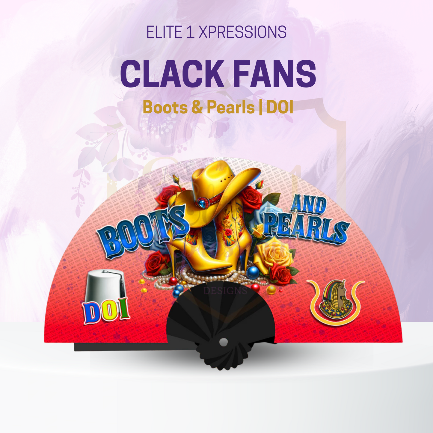 Boots & Pearls Clack Fan