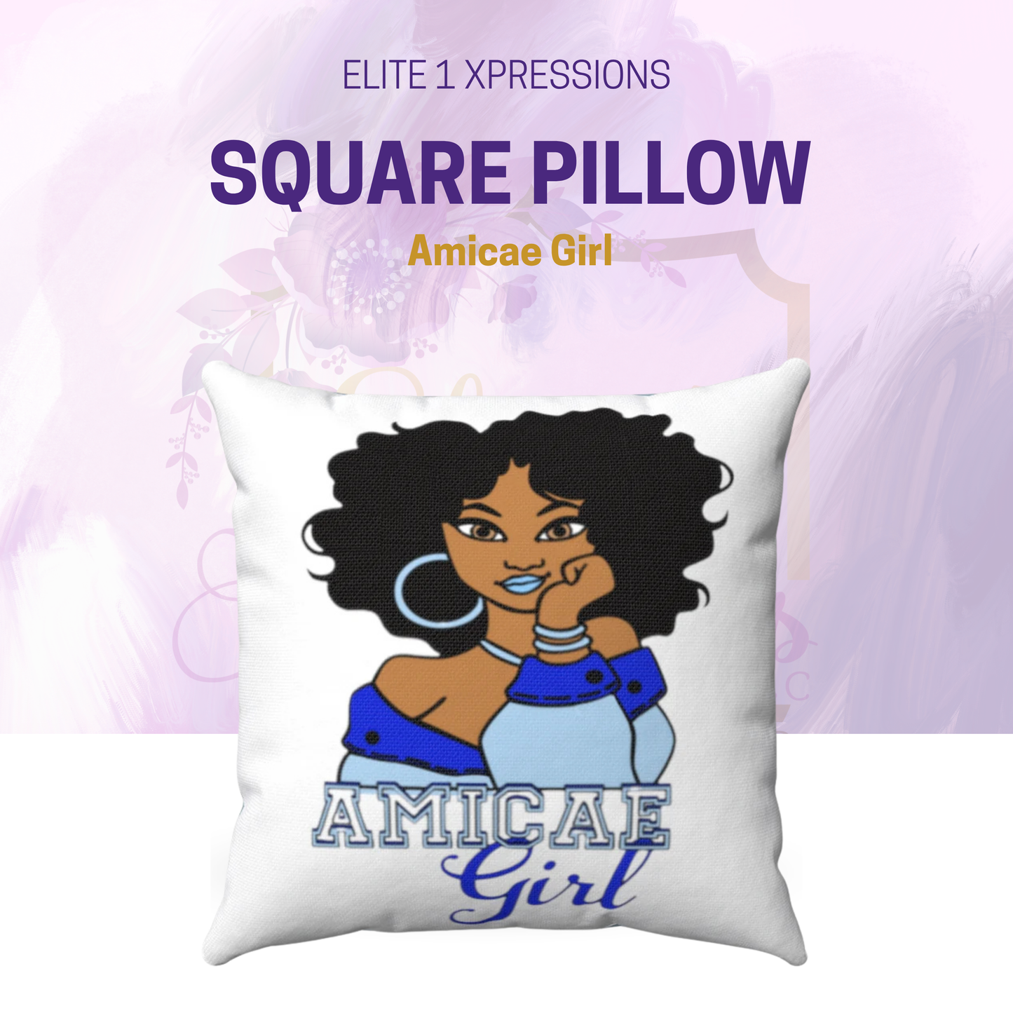 Pillow ~ Amicae Girl Square