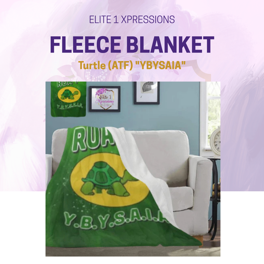 Turtle (ATF) "YBYSAIA" Fleece Blanket