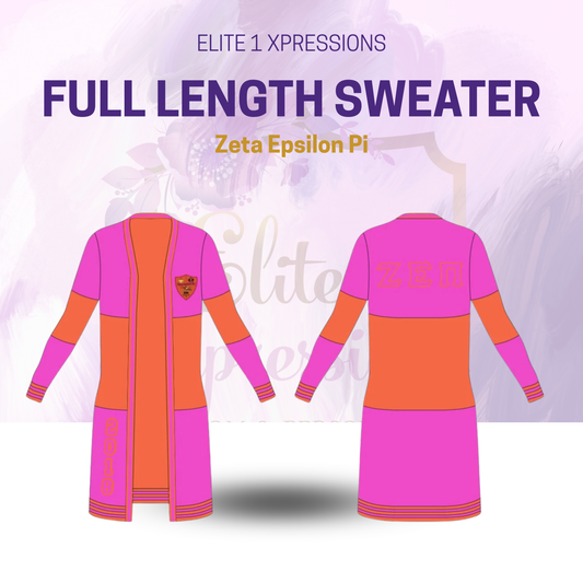 Sweater, Full length ~ Zeta Epsilon Pi
