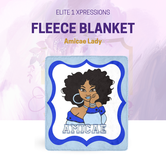 Fleece Blanket ~ Amicae Lady