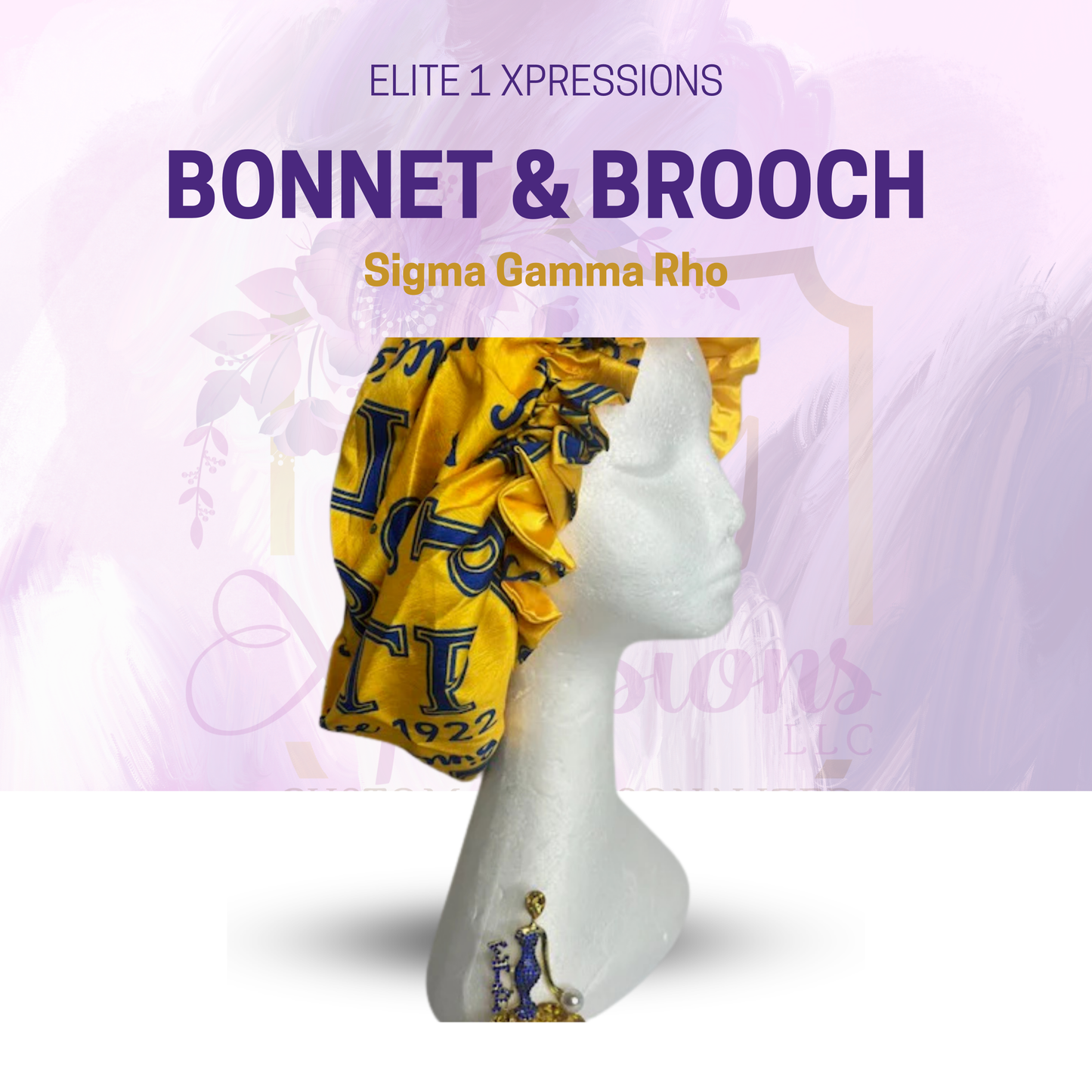 Bonnet & Brooch Set