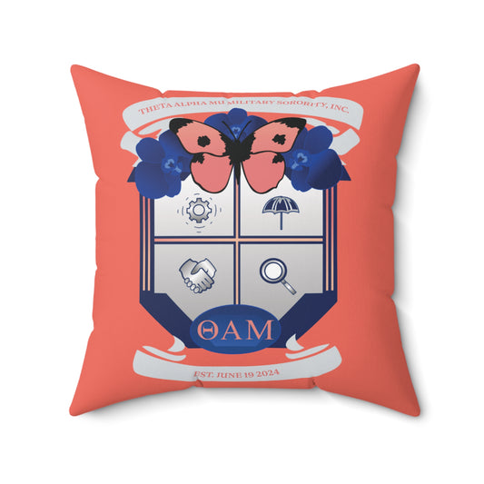 Theta Alpha Mu Square Pillow