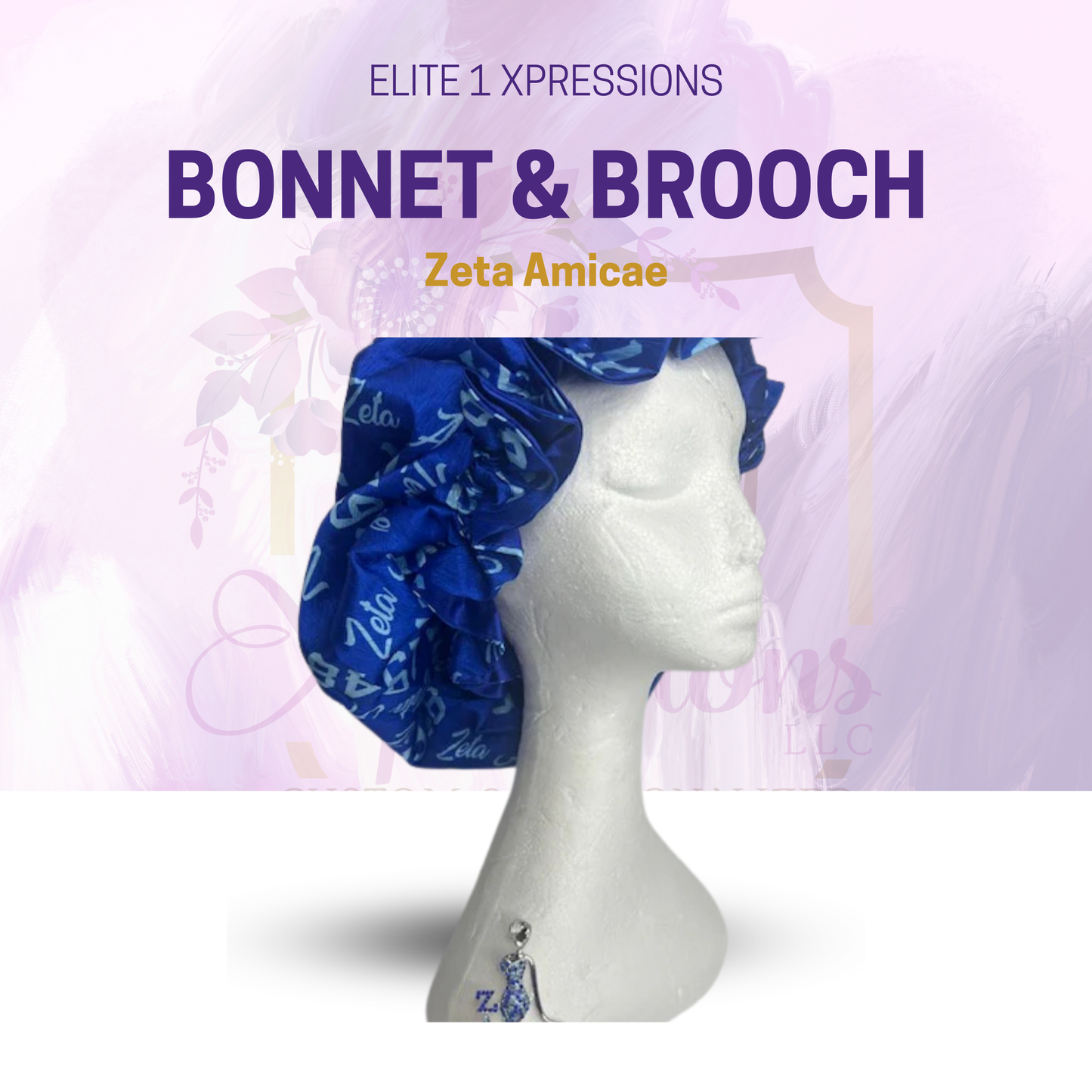 Bonnet & Brooch Set