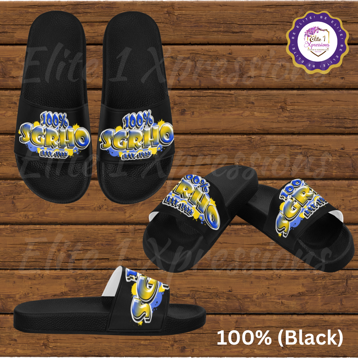 Slide Sandals ~ Sigma Gamma Rho (SGRHO)