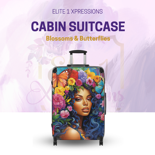 Blossoms & Butterflies Cabin Suitcase