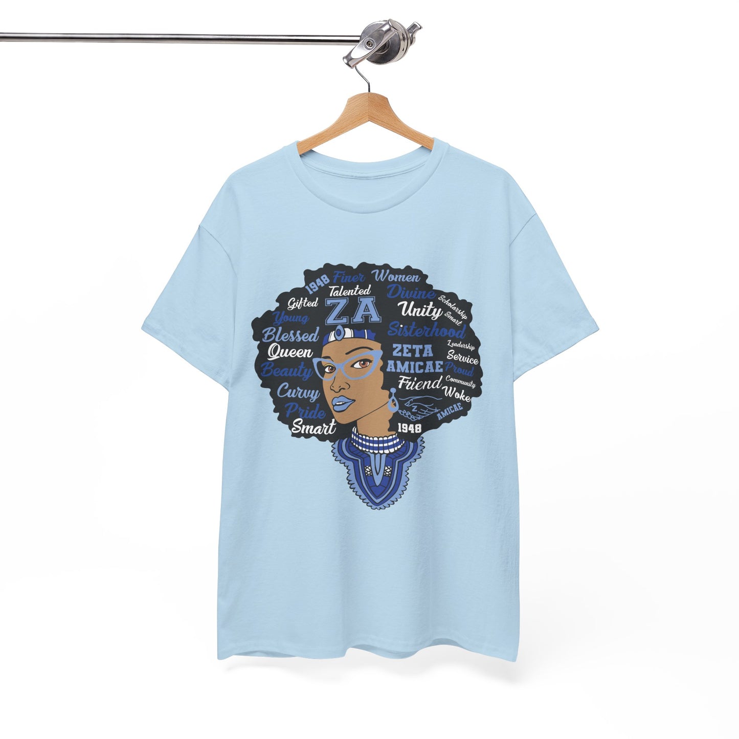 Zeta Amicae "Word Head Shot" T-Shirt