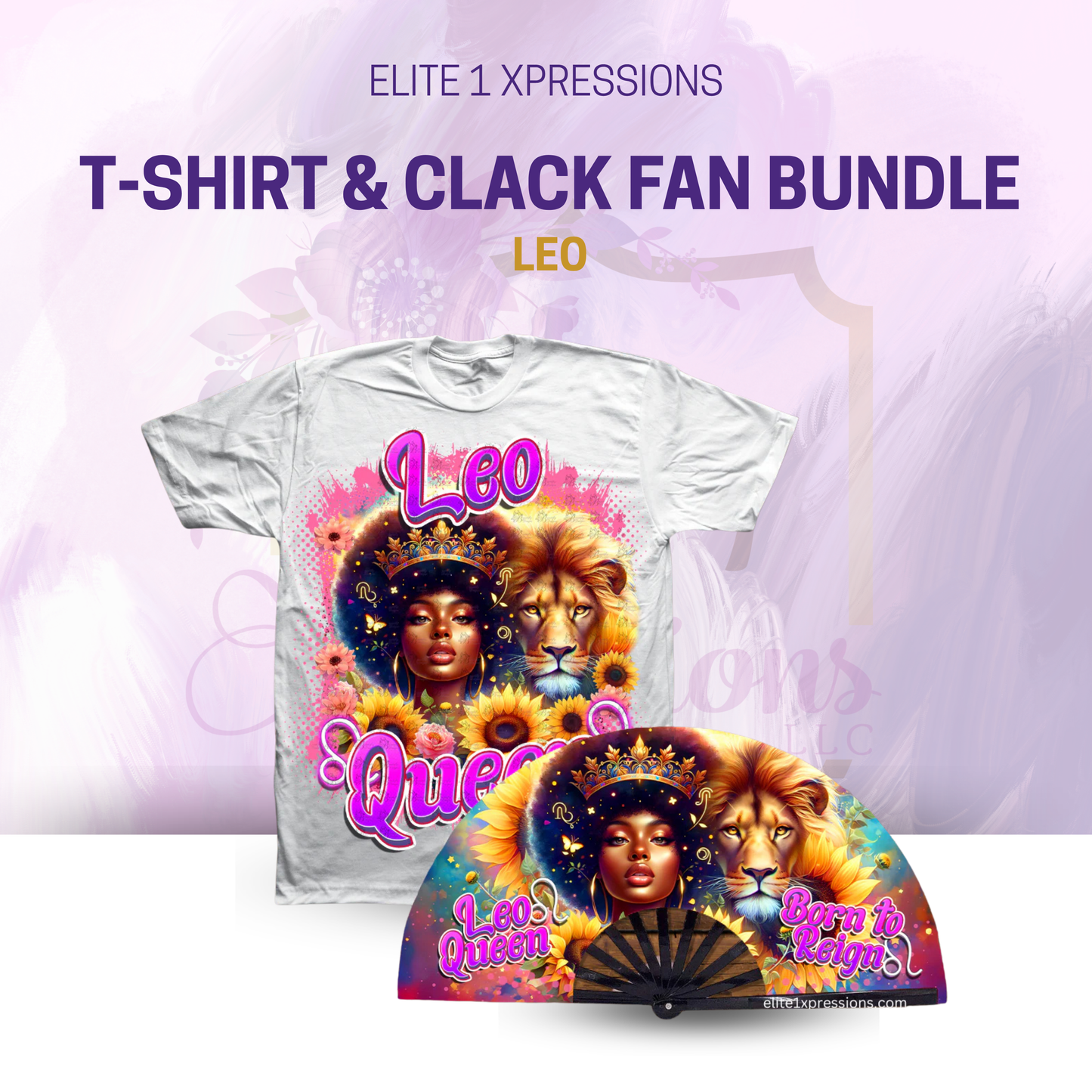 Cosmic Zodiac T~Shirt & Clack Fan Bundle