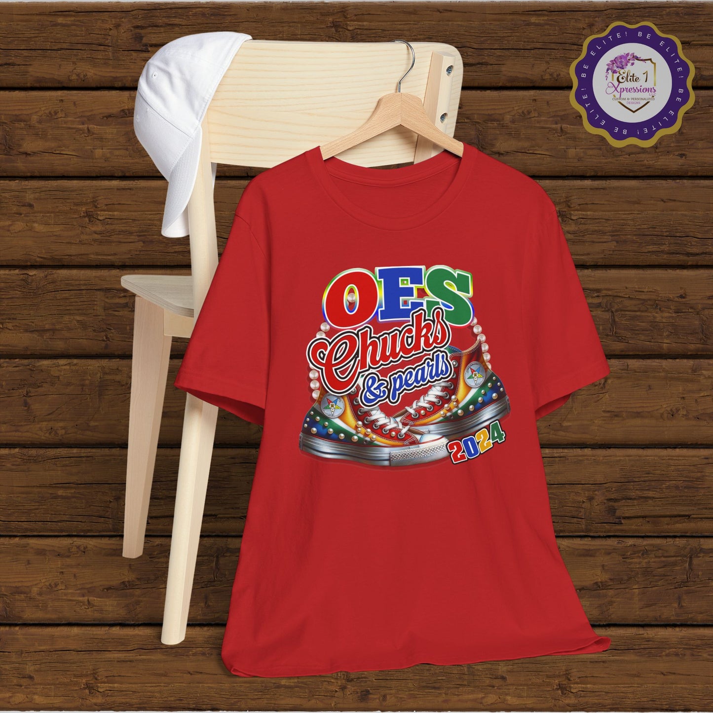 Chucks & Pearls 2024 (OES) ~ Unisex Jersey Short Sleeve Tee