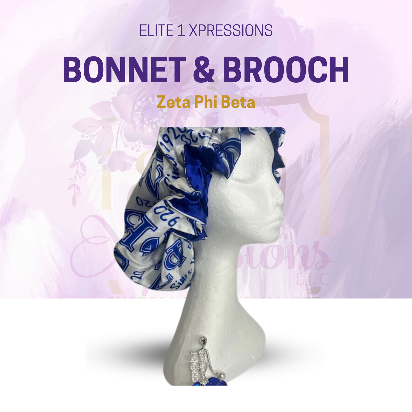 Bonnet & Brooch Set