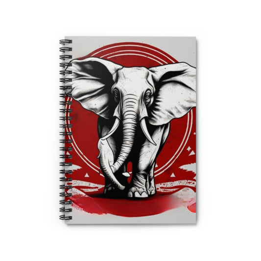 Trunks Up Spiral Notebook - Ruled Line