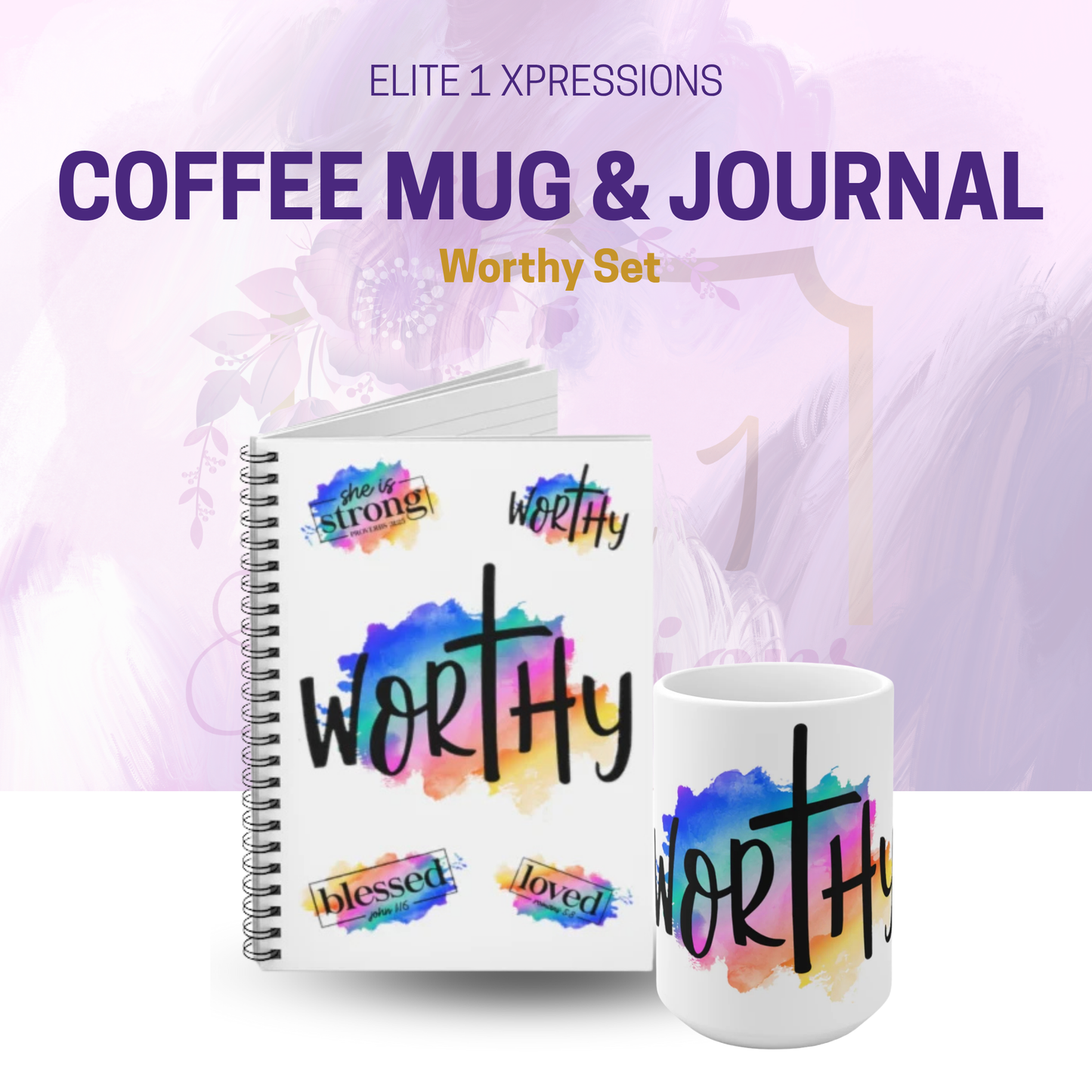 Worthy Set (Coffee mug & Journal)