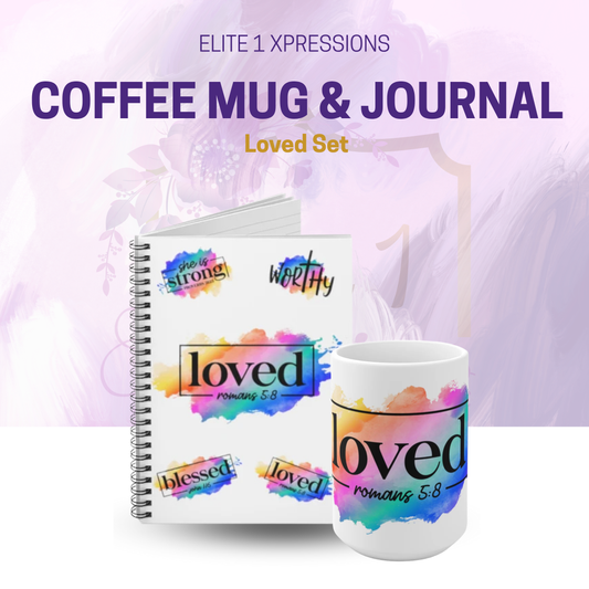 Loved Set (Coffee mug & Journal)