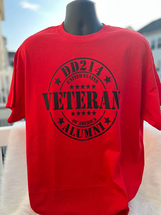 DD214 Veteran Alumni Tshirt