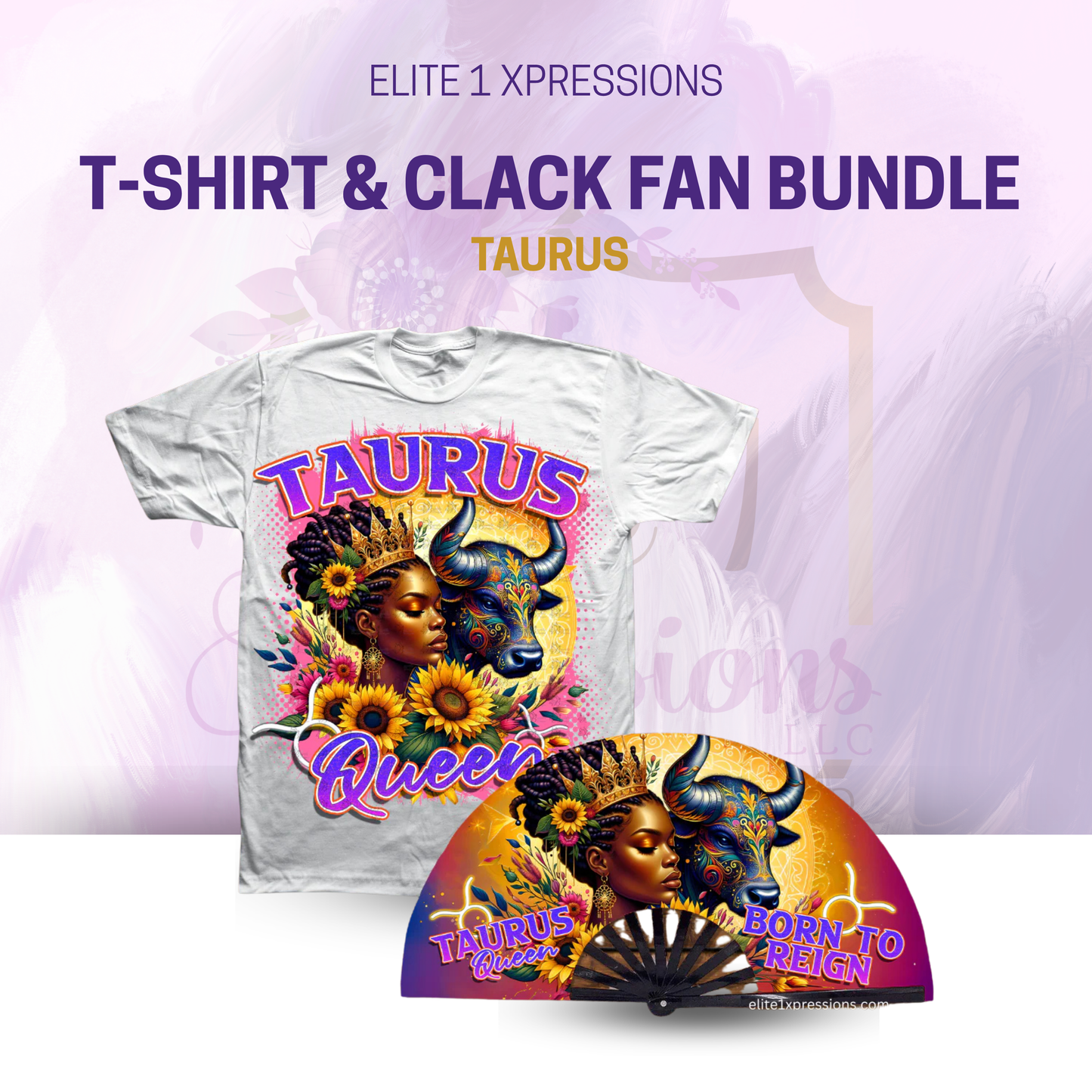 Cosmic Zodiac T~Shirt & Clack Fan Bundle
